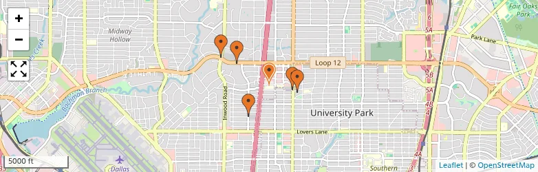 Related schools map