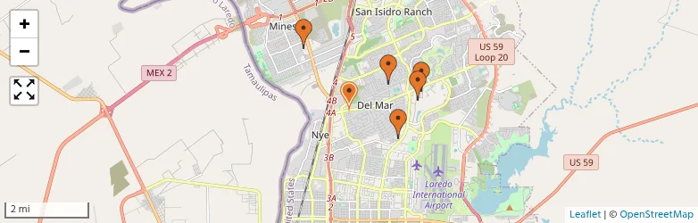 Related schools map