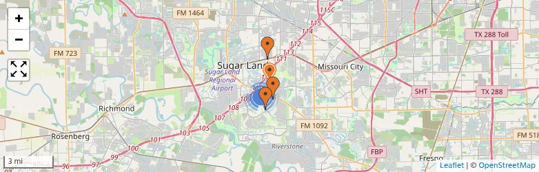 Related schools map