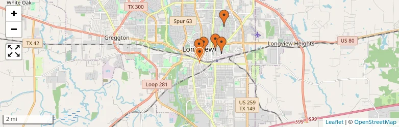 Related schools map