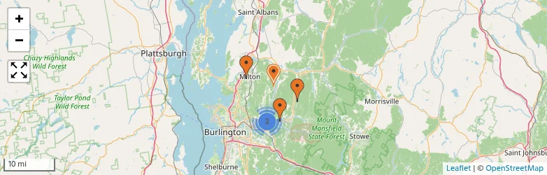 Related schools map