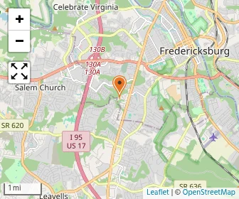 Map of Fredericksburg Christian School - Lower School