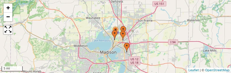 Related schools map