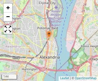 Map of Kiddie Academy of Alexandria