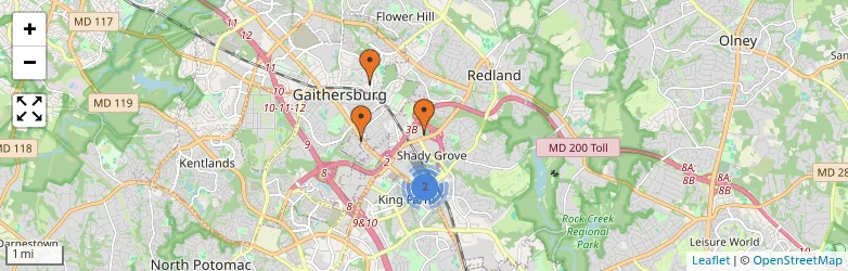 Related schools map