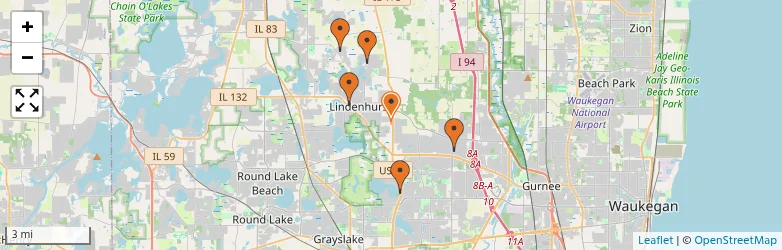 Related schools map