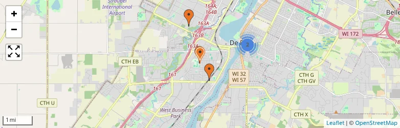 Related schools map