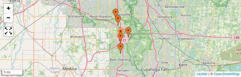 Related schools map
