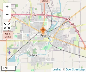 Map of St. Joseph Central Catholic High School