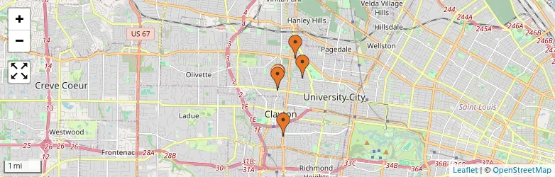 Related schools map