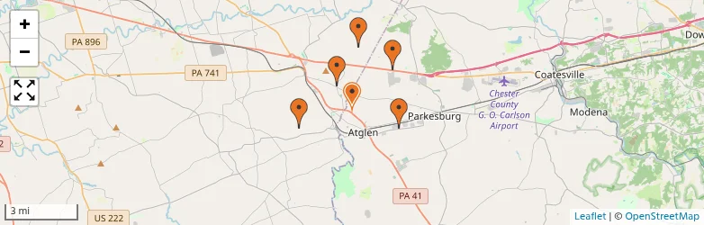 Related schools map