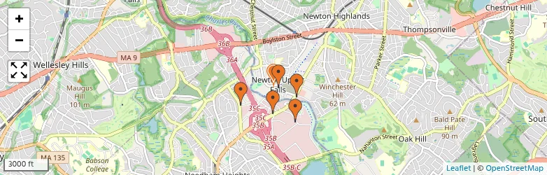 Related schools map