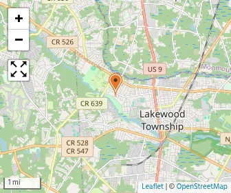 Map of Derech Hatorah Of Lakewood