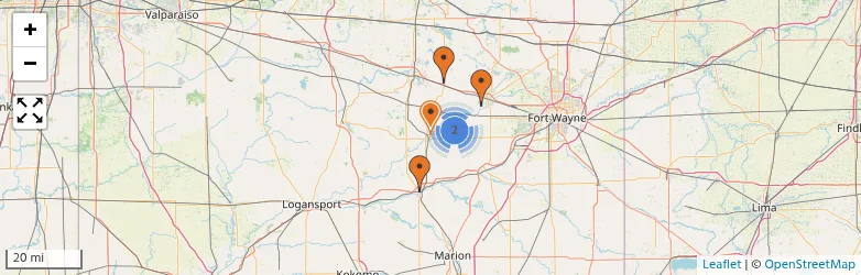 Related schools map