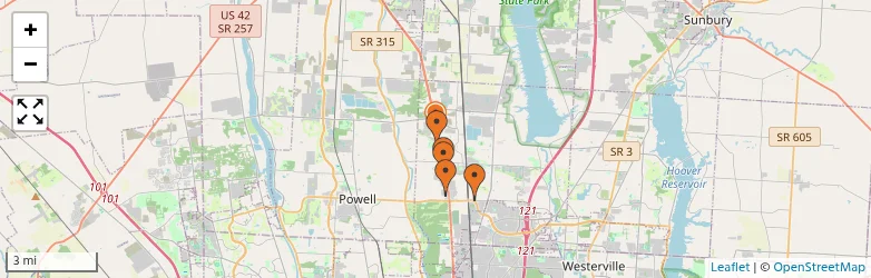 Related schools map