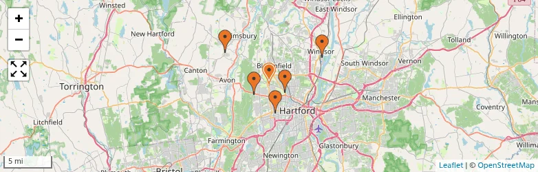 Related schools map