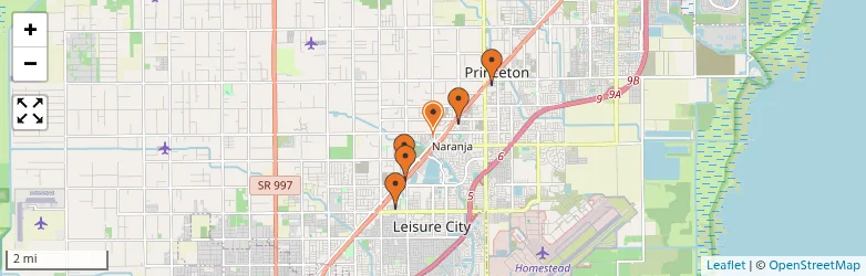 Related schools map