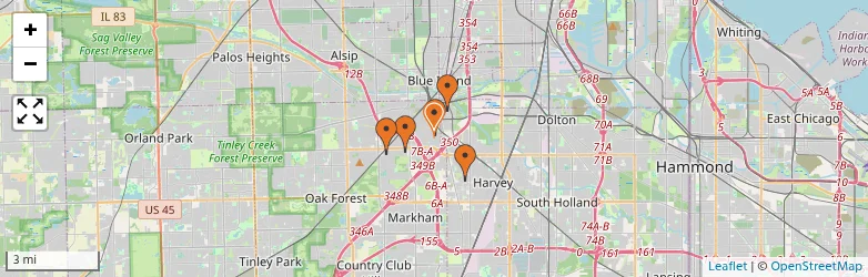 Related schools map
