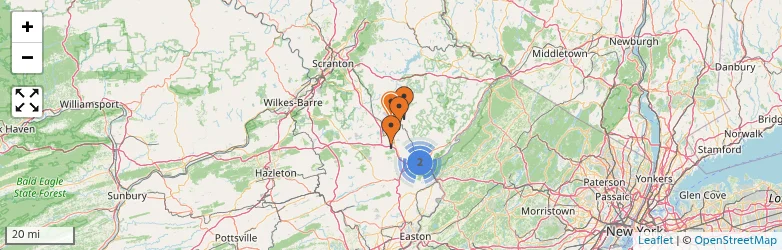 Related schools map