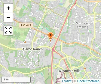 Map of Primrose School Of Alamo Ranch