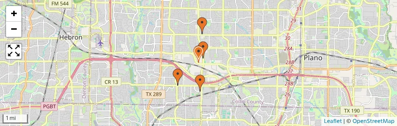 Related schools map