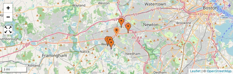 Related schools map