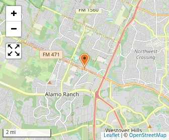 Map of Pinnacle Montessori Academy Of Alamo Ranch