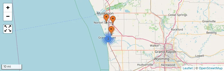 Related schools map