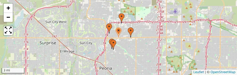 Related schools map