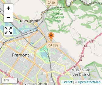 Map of Basis Independent Fremont Upper School