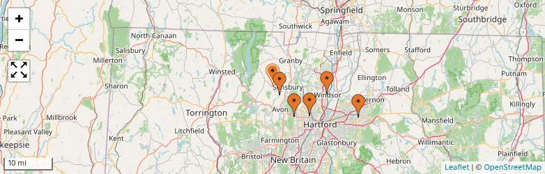 Related schools map