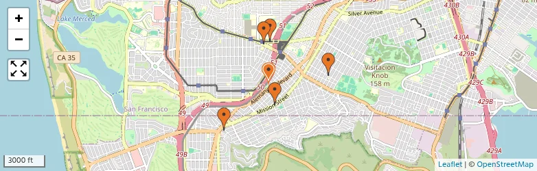 Related schools map