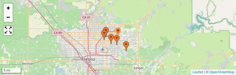 Related schools map
