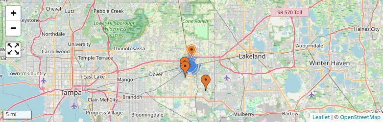 Related schools map