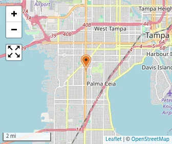 Map of Huntington Learning Center South Tampa