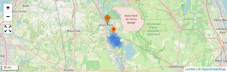 Related schools map