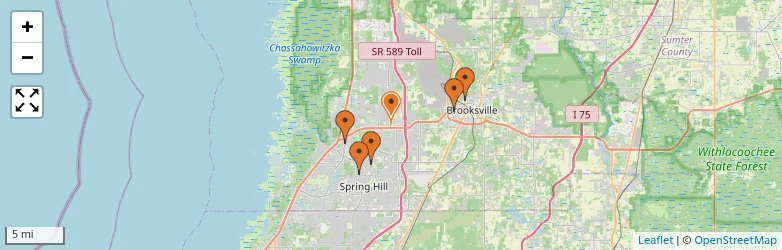 Related schools map