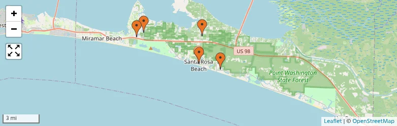 Related schools map