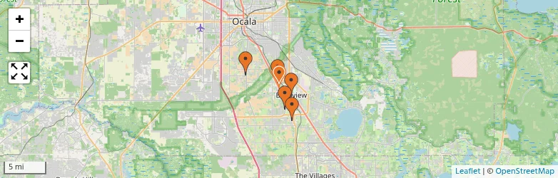 Related schools map