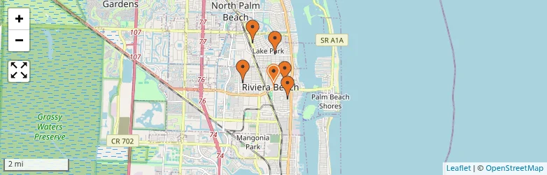 Related schools map