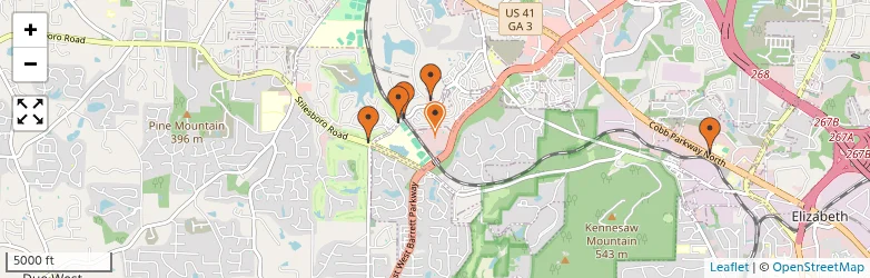 Related schools map