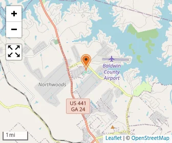 Map of John Milledge Academy Middle School