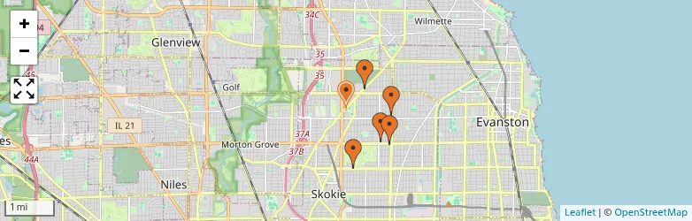 Related schools map