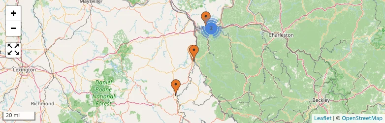 Related schools map