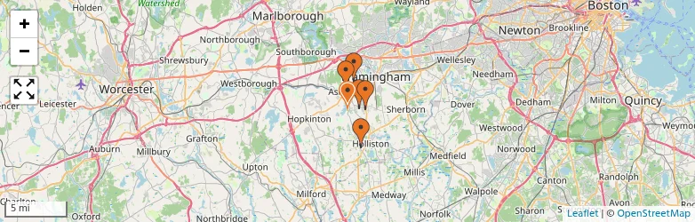Related schools map