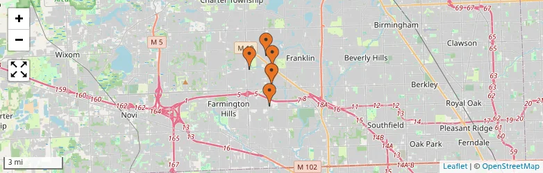 Related schools map