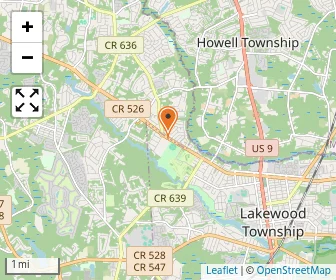 Map of Yeshiva Stolin Karlin