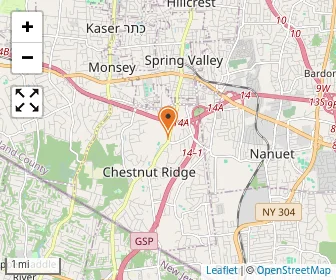 Map of Yeshiva Ketana Toras Chaim