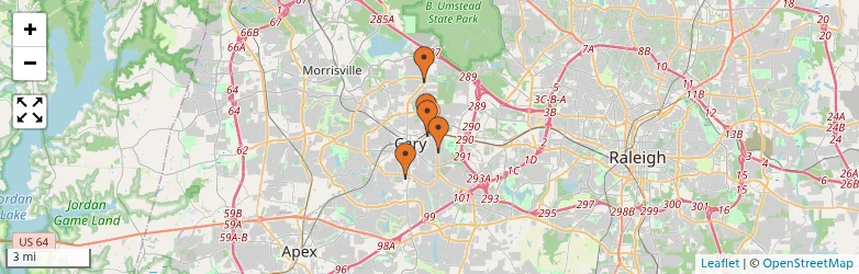 Related schools map