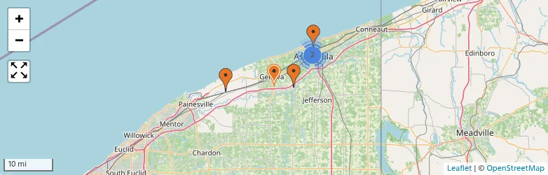 Related schools map
